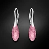 Diamond Sky Jewelry Sidabriniai auskarai „Enchanté (Light Rose)“ su Swarovski® kristalais