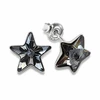 Diamond Sky Jewelry Sidabriniai auskarai „Star (Sidabrinis Night)“ su Swarovski® kristalais