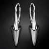 Diamond Sky Jewelry Sidabriniai auskarai „Spike II (Sidabrinis Night)“ su Swarovski® kristalais