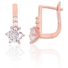 Diamond Sky Jewelry Sidabriniai auskarai su cirkoniais „Junona VIII“