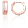 Diamond Sky Jewelry Sidabriniai auskarai su cirkoniais ir perlamutru „Megan II“