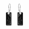 Diamond Sky Jewelry Sidabriniai auskarai „Growing Crystal II (Jet)“ su Swarovski® kristalais