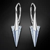 Diamond Sky Jewelry Sidabriniai auskarai „Spike II (Mėlyna Shade)“ su Swarovski® kristalais