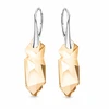 Diamond Sky Jewelry Sidabriniai auskarai moterims DiamondSky „Kaputt (Golden Shadow)“ su Swarovski kristalais