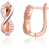 Diamond Sky Jewelry Sidabriniai auskarai su cirkoniais „Infinity III“