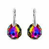 Diamond Sky Jewelry Sidabriniai auskarai „Frozen Edges (Vitrail Medium)“ su Swarovski® kristalais
