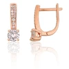 Diamond Sky Jewelry Sidabriniai auskarai su cirkoniais „Junona VII“
