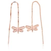 Diamond Sky Jewelry Sidabriniai auskarai „Dragonfly III“