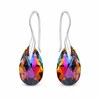 Diamond Sky Jewelry Sidabriniai auskarai moterims DiamondSky „Baroque (Volcano)„ su Swarovski kristalais