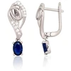 Diamond Sky Jewelry Sidabriniai auskarai su cirkoniais „Midnight Dew“