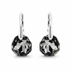 Diamond Sky Jewelry Sidabriniai auskarai „Frozen Edges (Sidabrinis Night)“ su Swarovski® kristalais