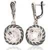 Diamond Sky Jewelry Sidabriniai auskarai „Woven Light“