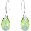 Diamond Sky Jewelry Sidabriniai auskarai „Baroque III (Peridot AB)“ su Swarovski® kristalais
