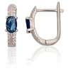 Diamond Sky Jewelry Sidabriniai auskarai su cirkoniais „Midnight Eclipse II“