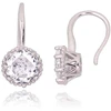 Diamond Sky Jewelry Sidabriniai auskarai su cirkoniais „Starlit Circle“