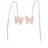 Diamond Sky Jewelry Sidabriniai auskarai su cirkoniais „Butterflies II“