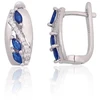Diamond Sky Jewelry Sidabriniai auskarai su cirkoniais „Midnight Dew II“
