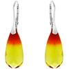Diamond Sky Jewelry Sidabriniai auskarai „Rainbow Waterfall (Fireopal)“ su Swarovski® kristalais