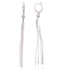 Diamond Sky Jewelry Sidabriniai auskarai „Sidabrinis Fringe“