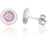 Diamond Sky Jewelry Sidabriniai auskarai su opalitu „Mėnulio Žavesys XVI“