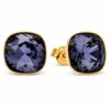 Diamond Sky Jewelry Sidabriniai auskarai „Glare (Graphite)“ su Swarovski® kristalais