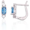 Diamond Sky Jewelry Sidabriniai auskarai su cirkoniais „Teardrop Glow IV“