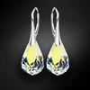 Diamond Sky Jewelry Sidabriniai auskarai „Helix (Aurora Borealis)“ su Swarovski® kristalais