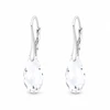 Diamond Sky Jewelry Sidabriniai auskarai „Enchanté“ su Swarovski® kristalais