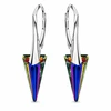 Diamond Sky Jewelry Sidabriniai auskarai „Spike II (Volcano)“ su Swarovski® kristalais