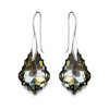 Diamond Sky Jewelry Sidabriniai auskarai moterims DiamondSky „Baroque IV (Sidabrinis Night)„ su Swarovski kristalais