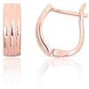 Diamond Sky Jewelry Sidabriniai auskarai „Golden Rhythm II“