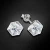 Diamond Sky Jewelry Sidabriniai auskarai „Rubicon II (Comet Argent Light)“ su Swarovski® kristalais