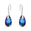 Diamond Sky Jewelry Sidabriniai auskarai moterims DiamondSky „Baroque III (Meridian Mėlyna)“ su Swarovski kristalais