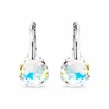 Diamond Sky Jewelry Sidabriniai auskarai „Frozen Edges“ (Aurora Borealis) iš 925 prabos sidabro su Swarovski kristalais
