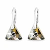 Diamond Sky Jewelry Sidabriniai auskarai moterims DiamondSky „Osiris (Sidabrinis Night)“ su Swarovski kristalais