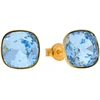 Diamond Sky Jewelry Sidabriniai auskarai „Glare (Aquamarine)“ su Swarovski® kristalais