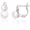 Diamond Sky Jewelry Sidabriniai auskarai su perlais „Galos“