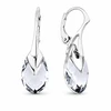 Diamond Sky Jewelry Sidabriniai auskarai „Baroque II (Light Chrome)“ su Swarovski® kristalais