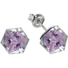 Diamond Sky Jewelry Sidabriniai auskarai „Rubicon II (Vitrail Light)“ su Swarovski® kristalais