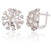 Diamond Sky Jewelry Sidabriniai auskarai „Dandelion“