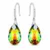 Diamond Sky Jewelry Sidabriniai auskarai „Baroque II (Vitrail Medium)“ su Swarovski® kristalais