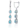 Diamond Sky Jewelry Sidabriniai auskarai su cirkoniais „Teardrop III“