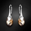 Diamond Sky Jewelry Sidabriniai auskarai „Baroque II (Light Colorado Topaz Light Chrome)“ su Swarovski® kristalais