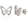 Diamond Sky Jewelry Sidabriniai auskarai-vinukai su cirkoniais „Celestial Butterflies VI“