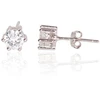 Diamond Sky Jewelry Sidabriniai auskarai-vinukai su cirkoniais „Solitaras II“