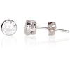 Diamond Sky Jewelry Sidabriniai auskarai-vinukai su cirkoniais „Klasika IV“