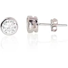 Diamond Sky Jewelry Sidabriniai auskarai-vinukai su cirkoniais „Klasika II“
