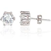 Diamond Sky Jewelry Sidabriniai auskarai-vinukai su cirkoniais „Solitaras“