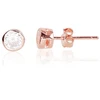 Diamond Sky Jewelry Sidabriniai auskarai-vinukai su cirkoniais „Klasika V“