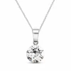 Diamond Sky Jewelry Sidabrinis kaklo papuošalas moterims DiamondSky „Classic“ su Swarovski kristalais